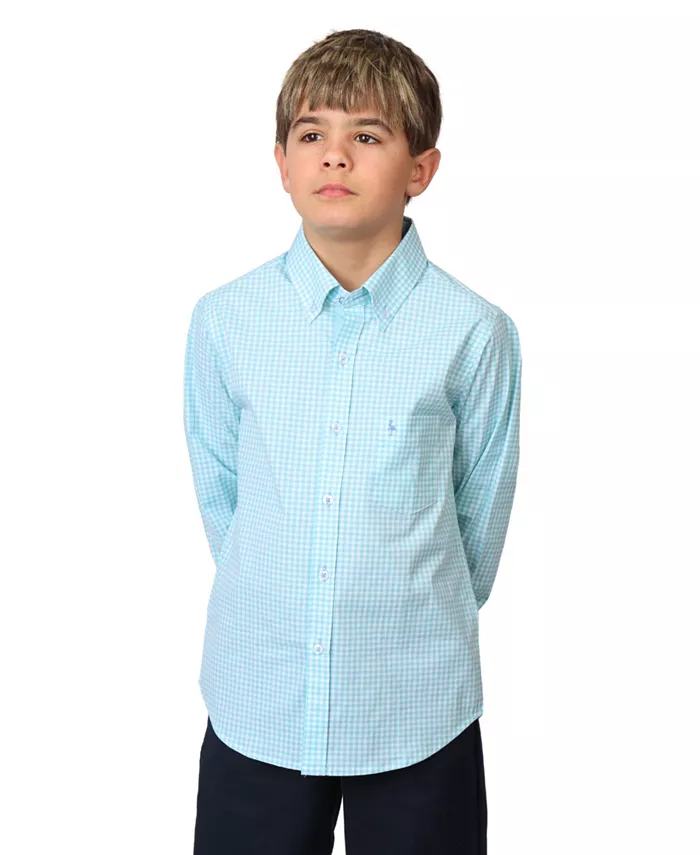 

Рубашка с длинным рукавом Big Boys Signature Gingham Tailorbyrd, зеленый