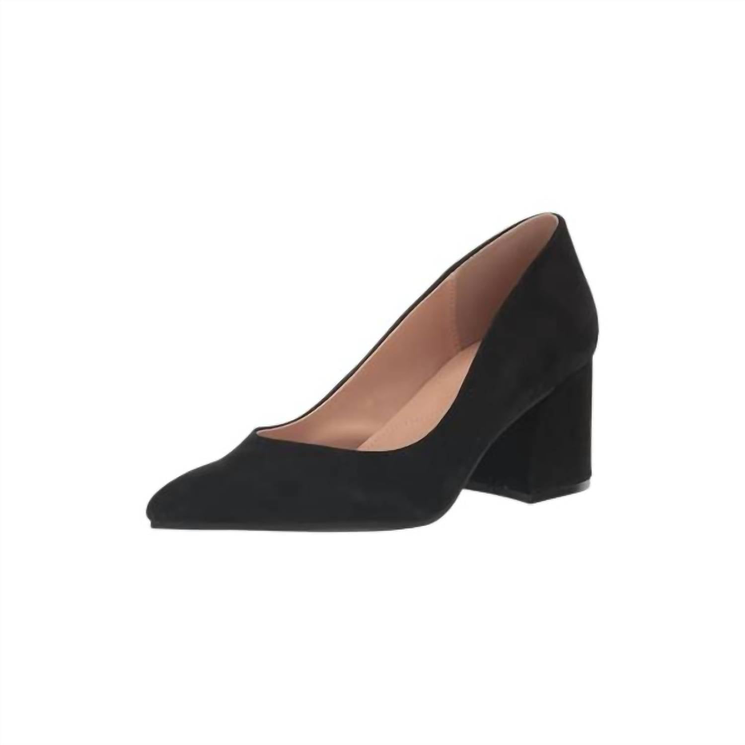 Женские туфли на каблуках Solimar Suede из черной замши NYDJ