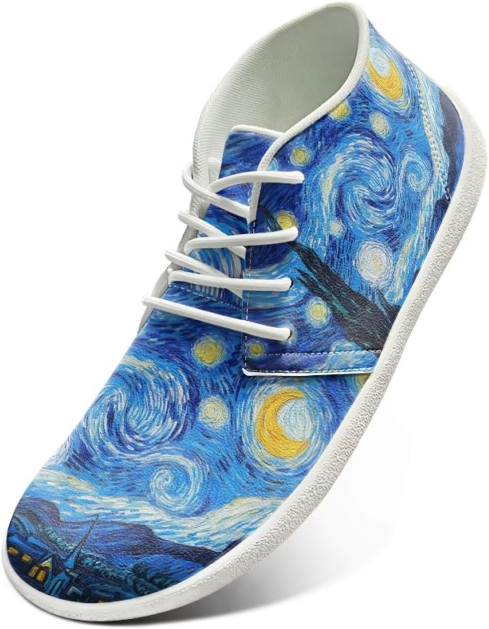 

Кроссовки для женщин и мужчин, кроссовки для скейтборда, водонепроницаемые повседневные обувь Yreiwoby, Starry Night