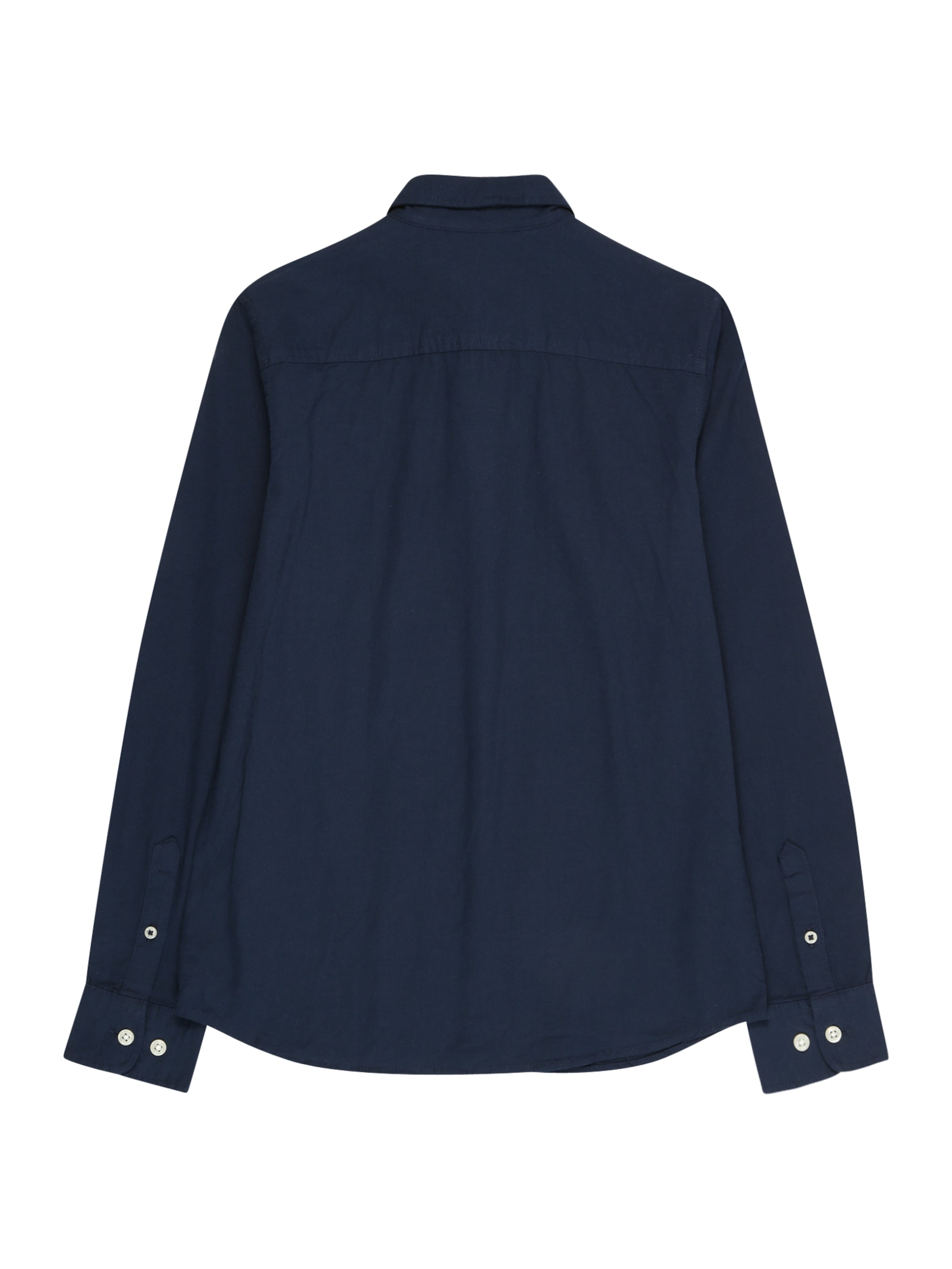 Jack & Jones Junior Рубашка на пуговицах Regular fit в темно-синем цвете — фото 2