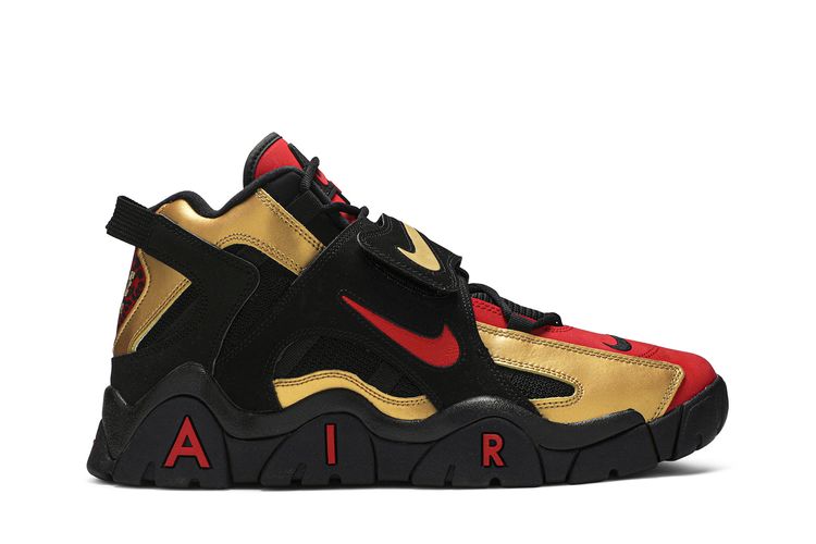 

Кроссовки Air Barrage Mid 'Metallic Gold', золотой