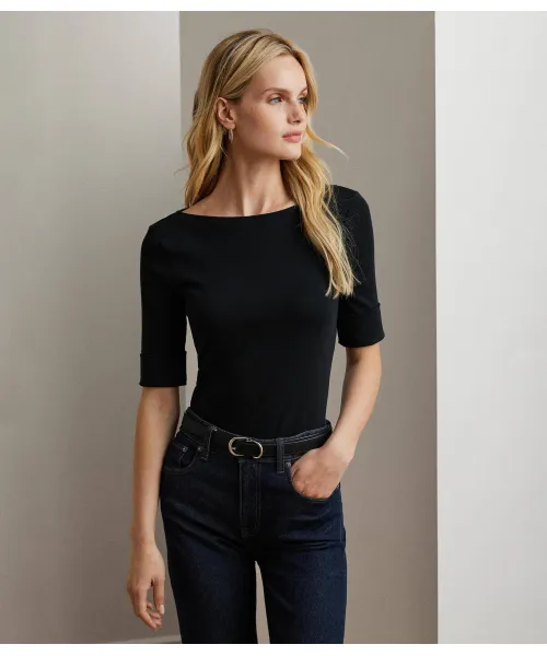 

Блузка Джуди Slim fit Lauren Ralph Lauren, черный