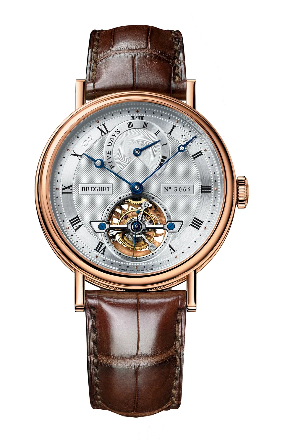 Классик Гран Компликация Турбийон с индикатором запаса хода - 5317BR/12/9V6 BREGUET, золотой