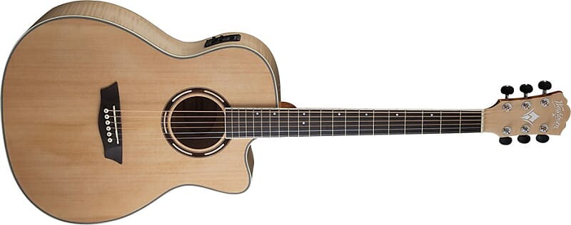 

Акустическая гитара Washburn AG40CEK Flamed Maple Grand Auditorium with Electronics Natural