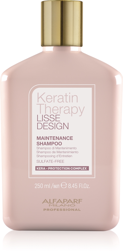 

Кератиновая терапия Lisse Design мягкий шампунь для блеска и мягкости волос Alfaparf Milano, 250 мл