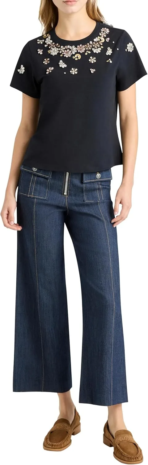 

Cinq à Sept футболка Tumbling Flowers