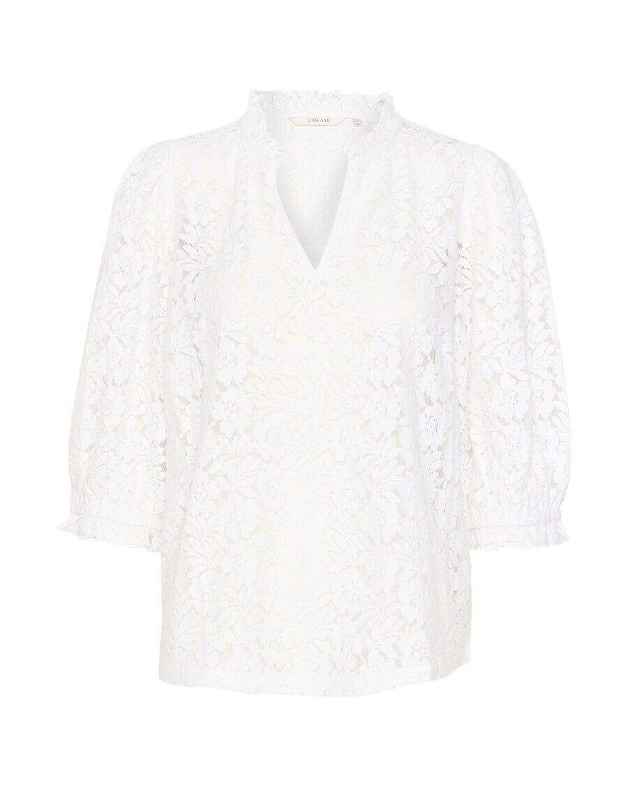 

Кружевная блузка Cream Blouse Kaspis, белый