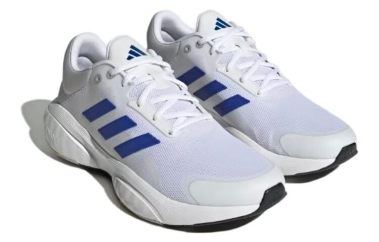 Кроссовки для бега Response мужские с низким верхом белые/синие Adidas — фото 4