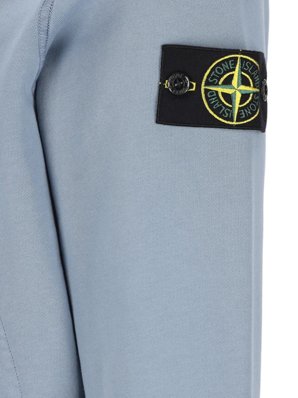 Хлопковая толстовка на молнии Stone Island, синий — фото 4
