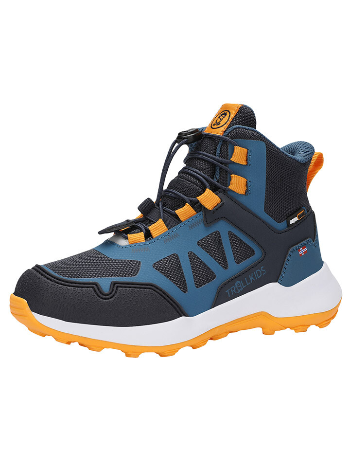 

Кроссовки Trollkids Oppland Hiker, цвет Schwarz/ Blau/ Orange