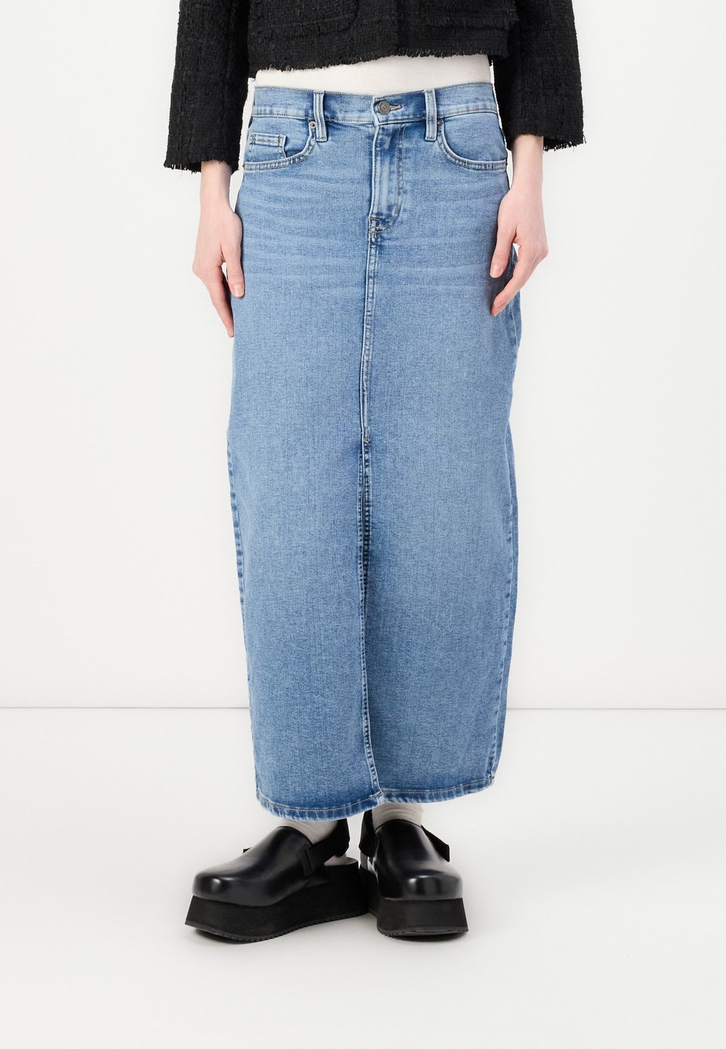 

Юбка из денима DKNY, лазурит