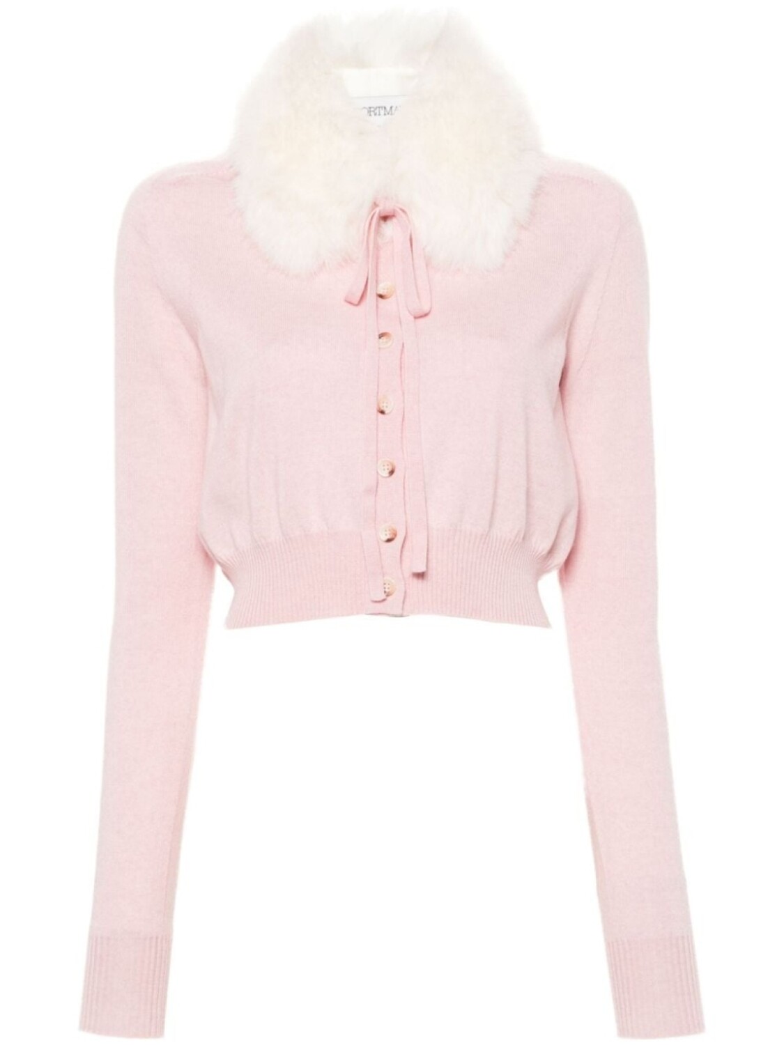 

Sportmax шерстяной кардиган тонкой вязки, розовый