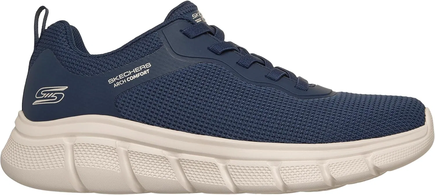 Мужские кроссовки Skechers Bobs B Flex-Arch Comfort Edge, Navy — фото 4