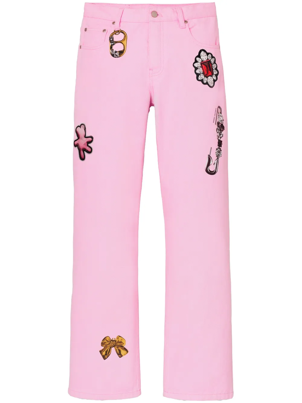 

Джинсы The Runway Charm Straight MARC JACOBS, розовый