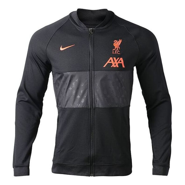 

Куртка Nike Liverpool FC Soccer Track Jacket 'Black', черный