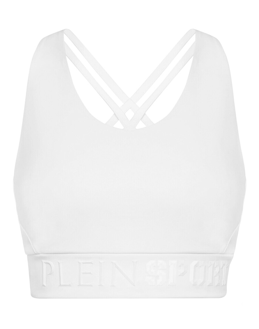 

Укороченный топ Plein Sport Top, белый