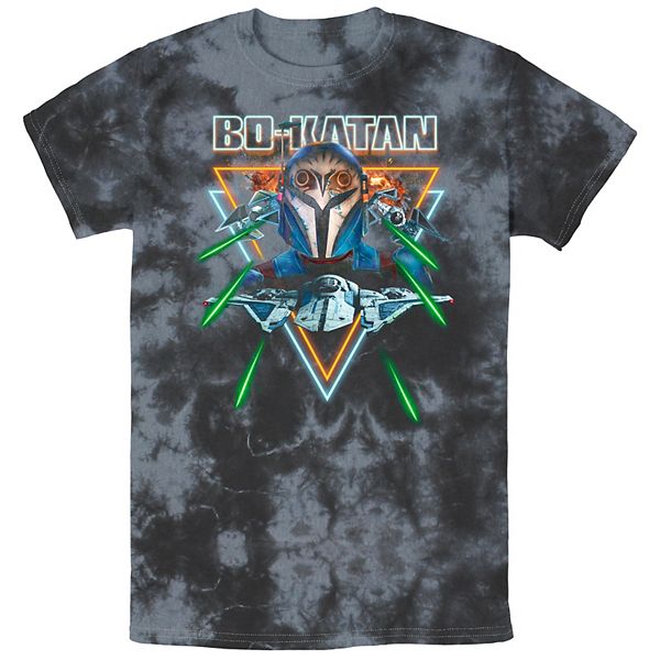

Мужская футболка с принтом The Mandalorian Bo-Katan Tie Fighters Vaporwave Star Wars