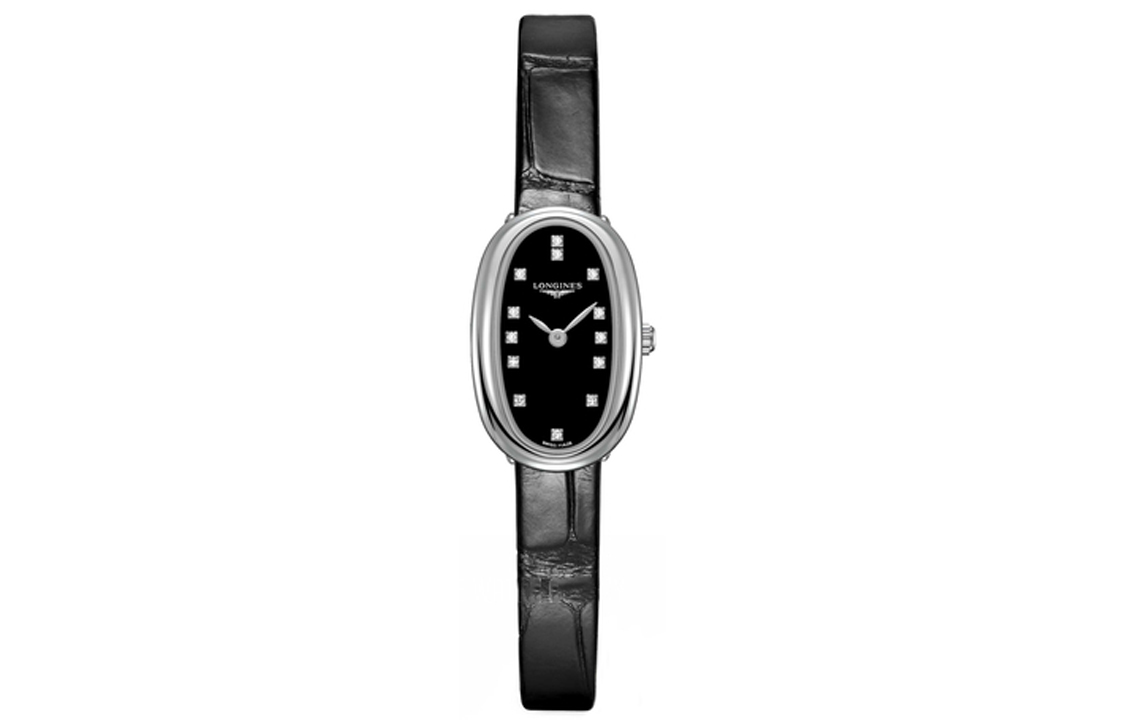 

LONGINES Часы Women's Round Dance Collection Watch, Black Dial
