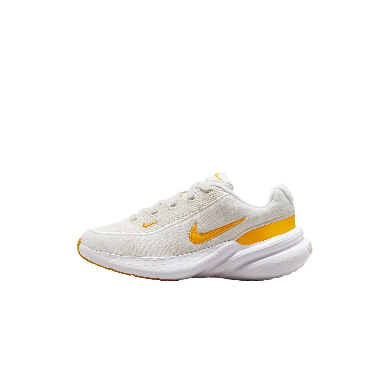 Кроссовки детские Uplift SC Textile, Synthetic Leather Breathable Low top Running Shoes Nike, Sail White/White/University Gold