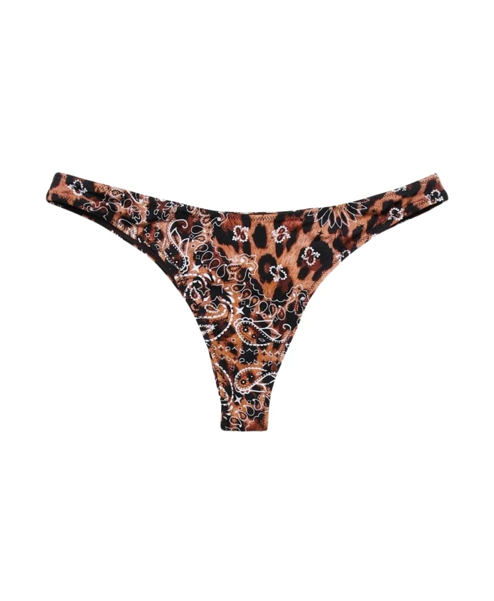 

Плавки от бикини с леопардовым принтом Mc2 Saint Barth, мультиколор