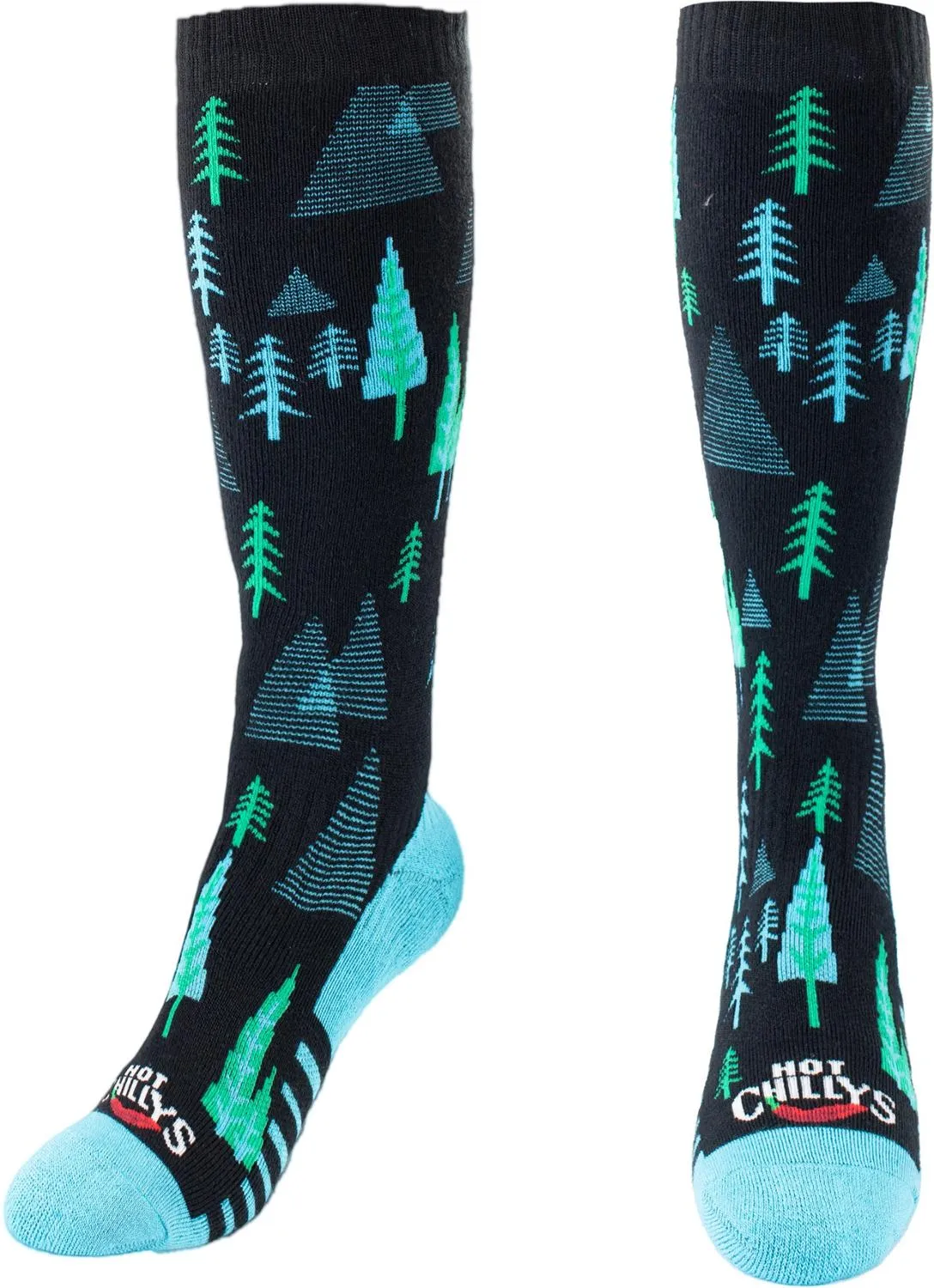 

Женские лыжные носки Fiesta Trees средней высоты Hot Chillys, Fiesta Trees