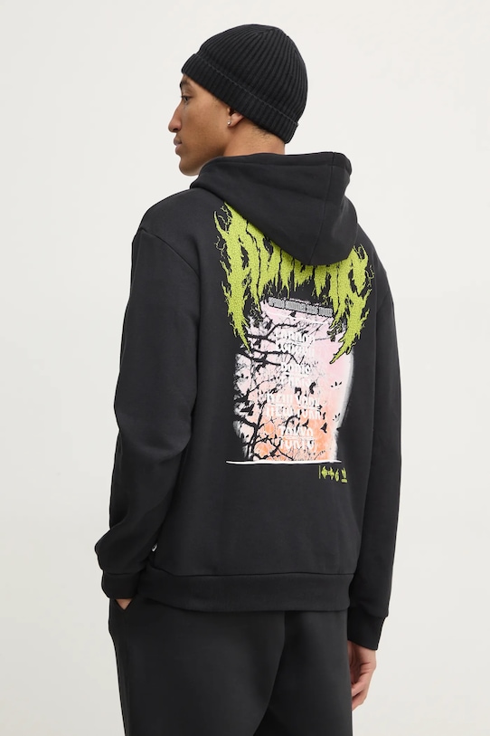 

Хлопковая толстовка Q12 TS DEATH ho Adidas Originals, черный