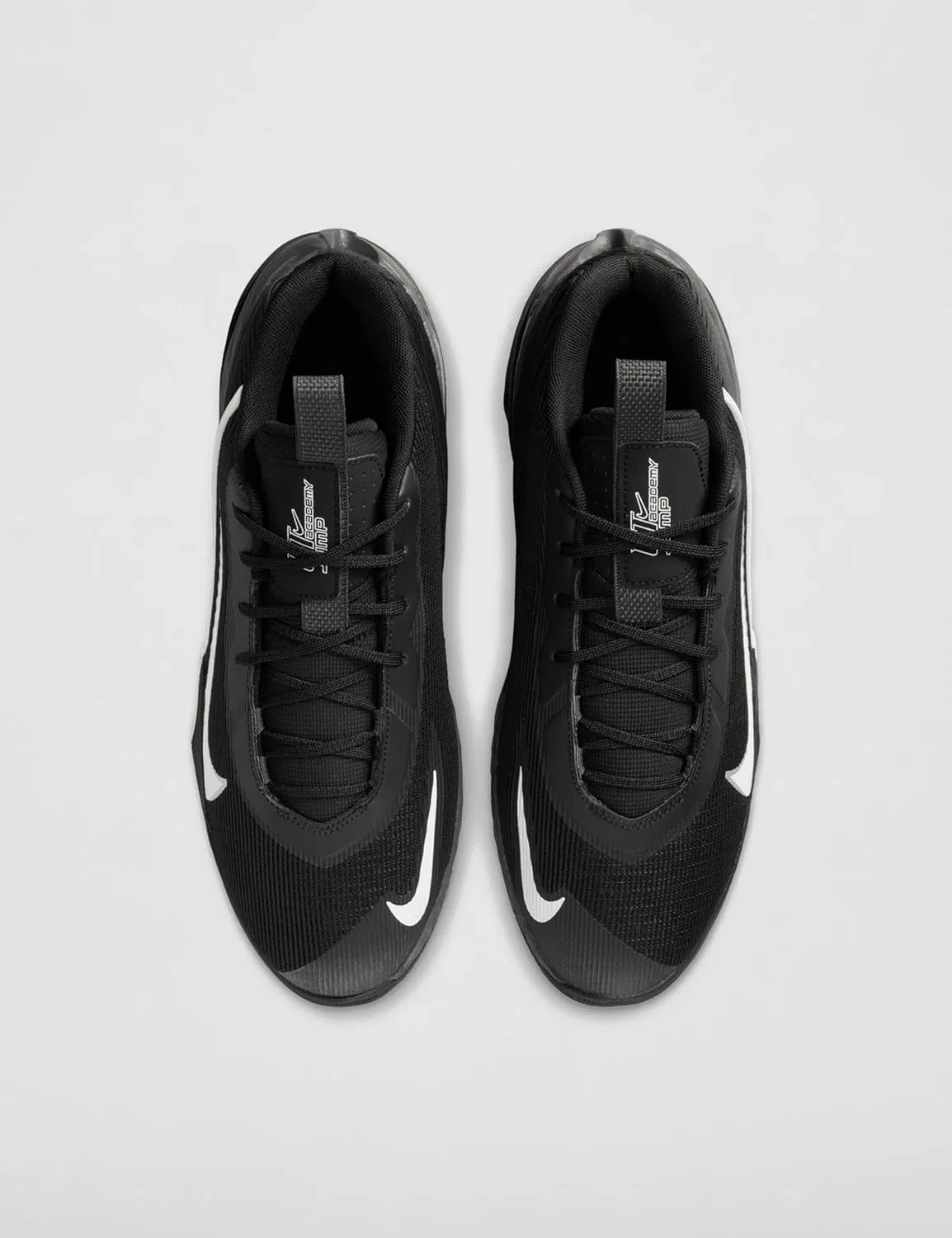 Кроссовки Nike GT Jump Academy на шнуровке, унисекс, для взрослых, Black White Metallic Silver — фото 4