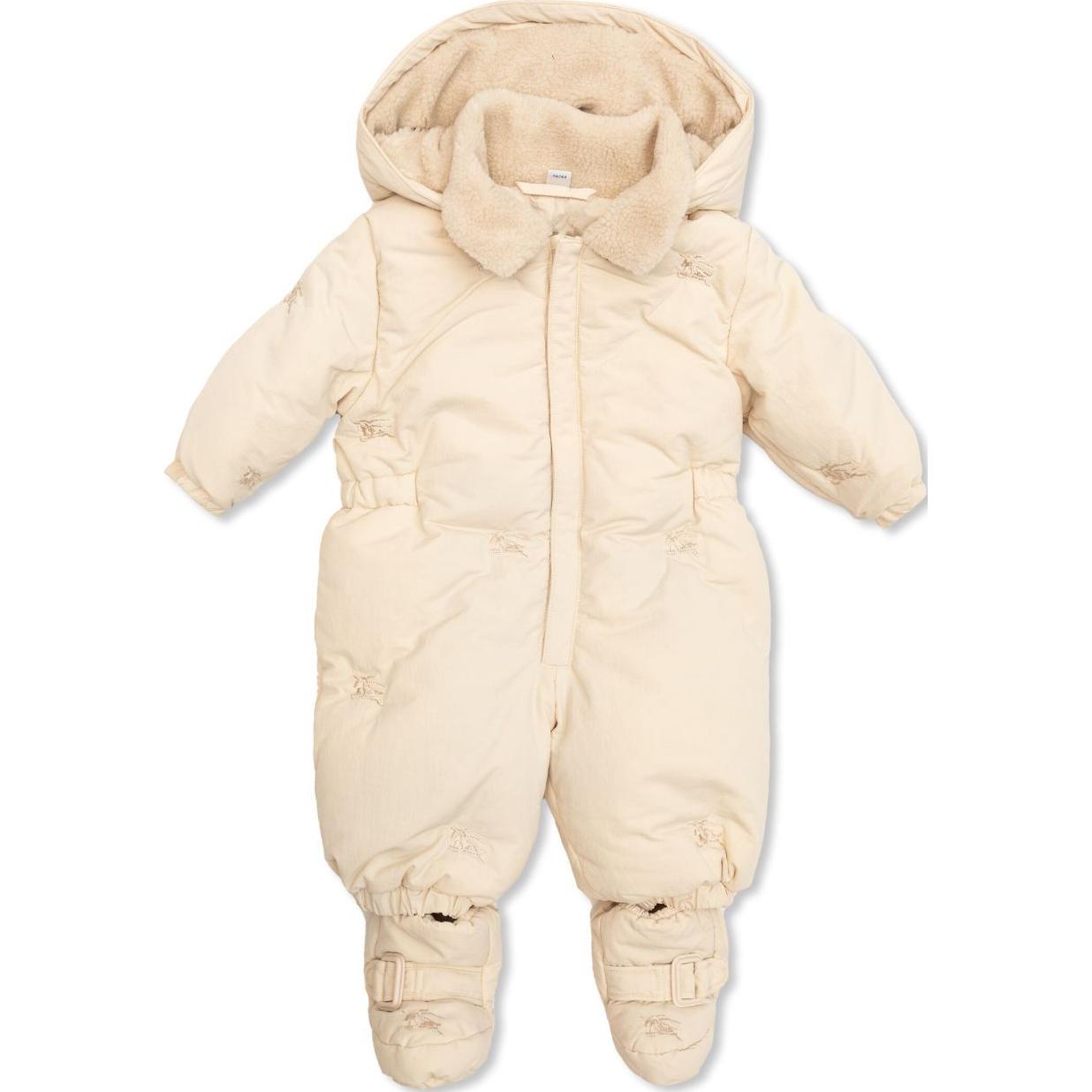 Burberry Комбинезон Down One Piece Beige для младенцев и малышей — фото 3