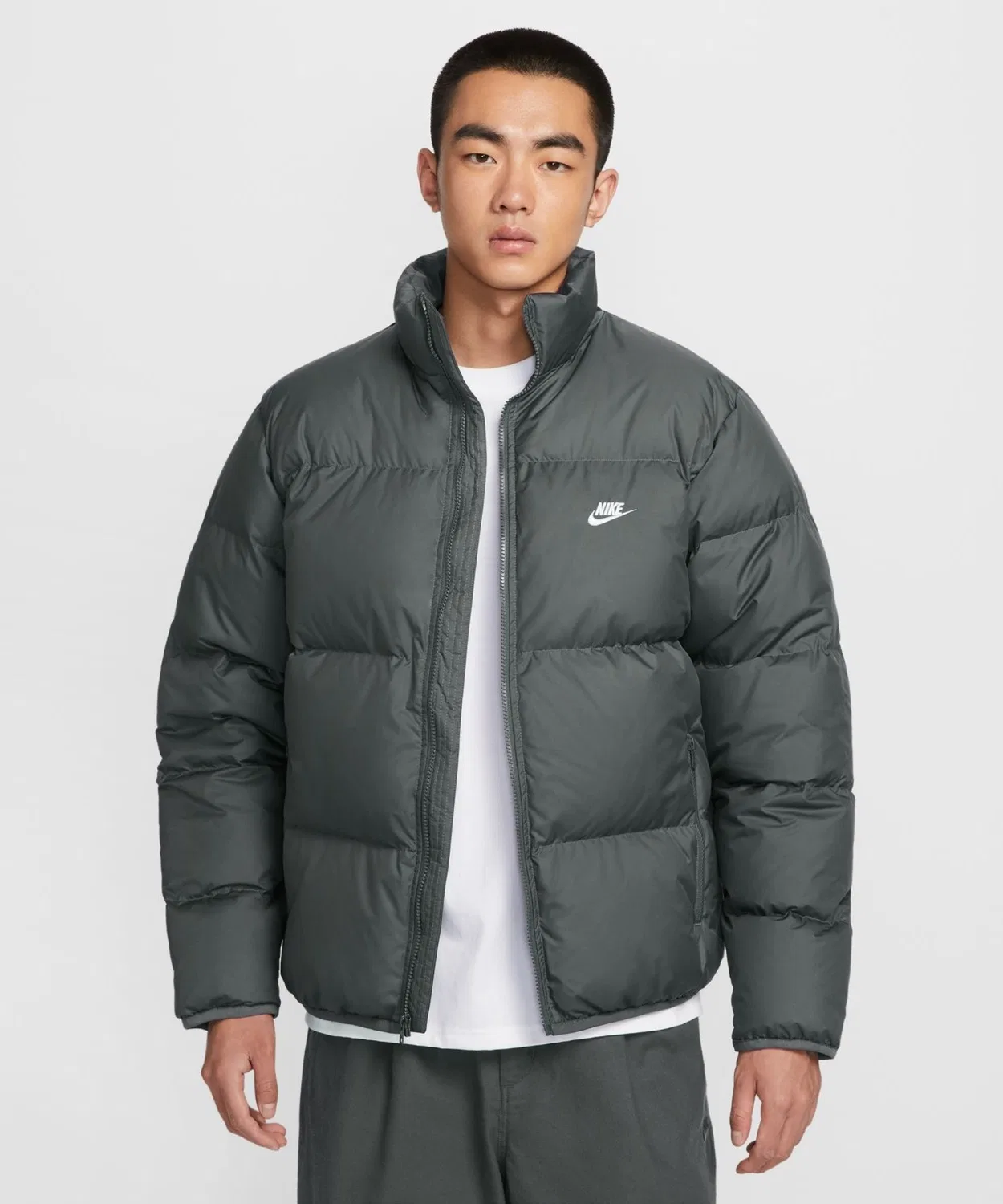 Куртка Nike Therma-FIT Club Puffer Jacket, тёмно-серая
