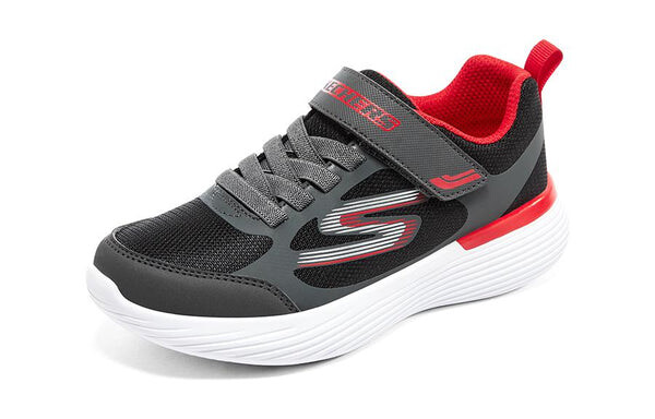 Кроссовки go run 400 v2 'grey red black' Skechers, серый — фото 3