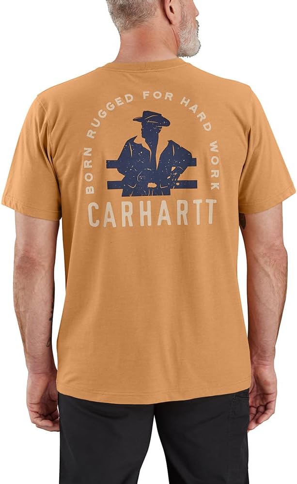 

Carhartt мужская футболка 106446 Montana Relaxed Fit с карманом, Hickory Nut Heather, Бежевый, Carhartt мужская футболка 106446 Montana Relaxed Fit с карманом, Hickory Nut Heather