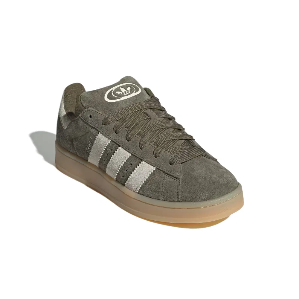 Кроссовки скейтборд Adidas Originals Campus 00s серо-зеленые — фото 4
