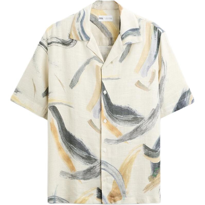 

Рубашка мужская принт Zara, цвет Print
