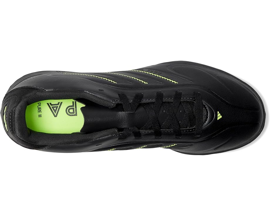 Кроссовки adidas Kids Copa Club Pure 3 Indoor Cleats, цвет Black/Solid Grey/Lucid Lemon — фото 2