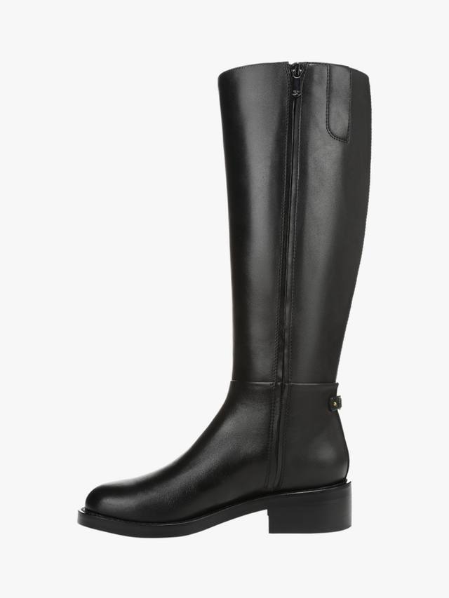 Ботинки Milla Wide Calf до колена из кожи с синтетическими материалами Sam Edelman, Black — фото 2