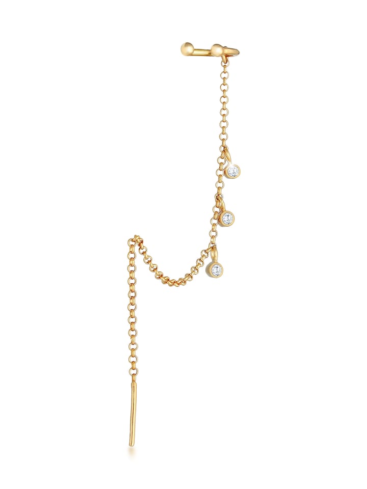 

Elli Серьги из серебра 925 пробы с золотым покрытием