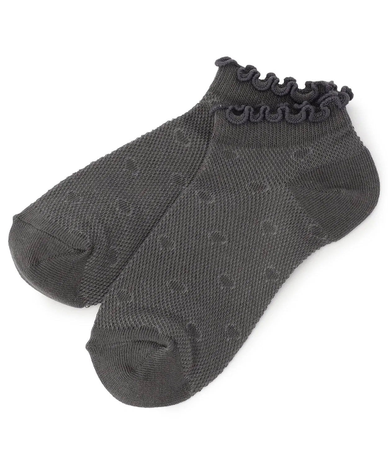 Носки Ampersand Mesh Mellow Ankle Socks, угольный