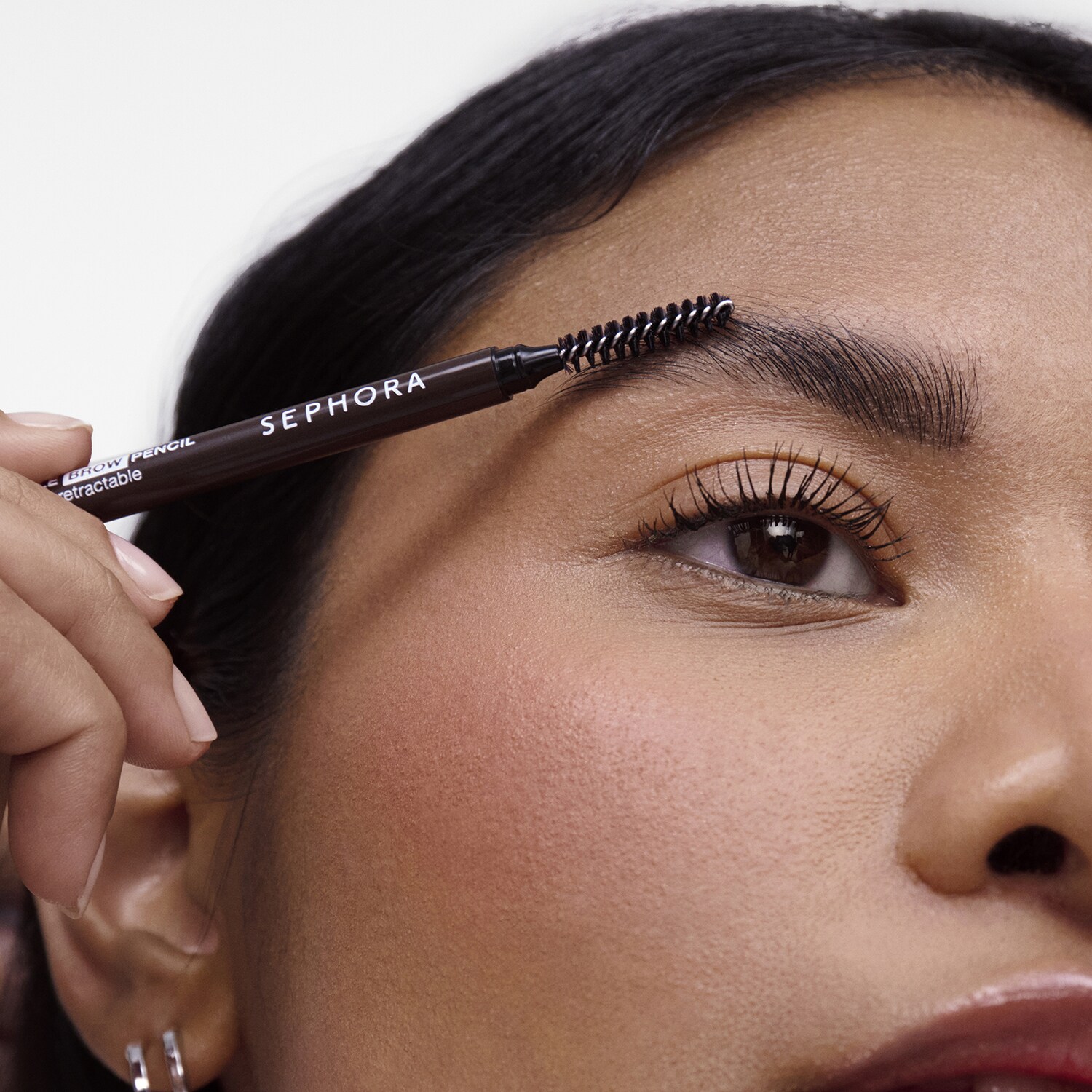 Карандаш для бровей с выдвижным механизмом RETRACTABLE BROW PENCIL Sephora Collection, 04 Midnight Brown (0,08 g) — фото 2