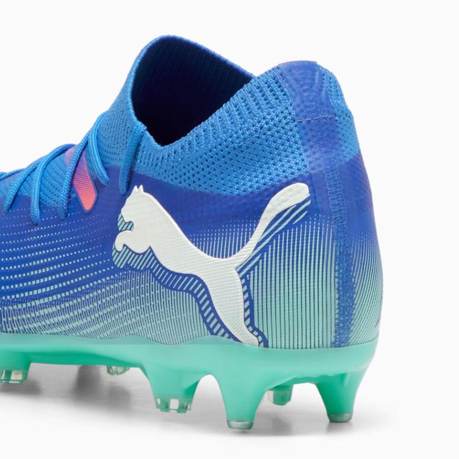 Бутсы для футбола женские/мужские SG - PUMA Future Match синие — фото 4