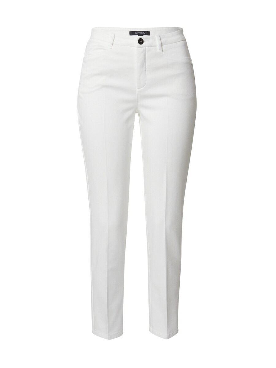 

Брюки COMMA Slim fit Pleated Pants, белый