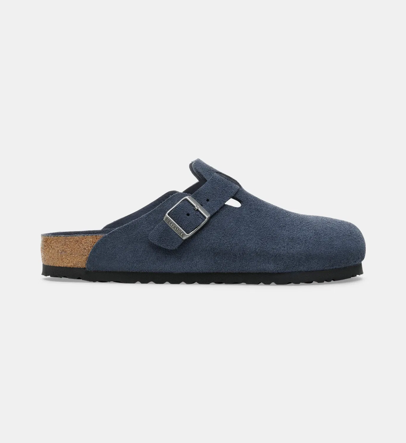 Бостонские сабо из кожи BIRKENSTOCK, синий