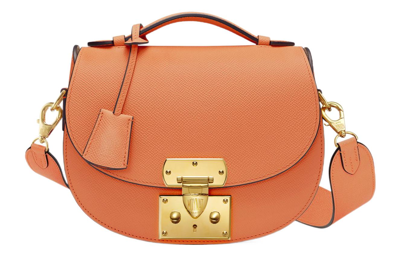 

Moynat Сумка-седло из кожи телячьей карты