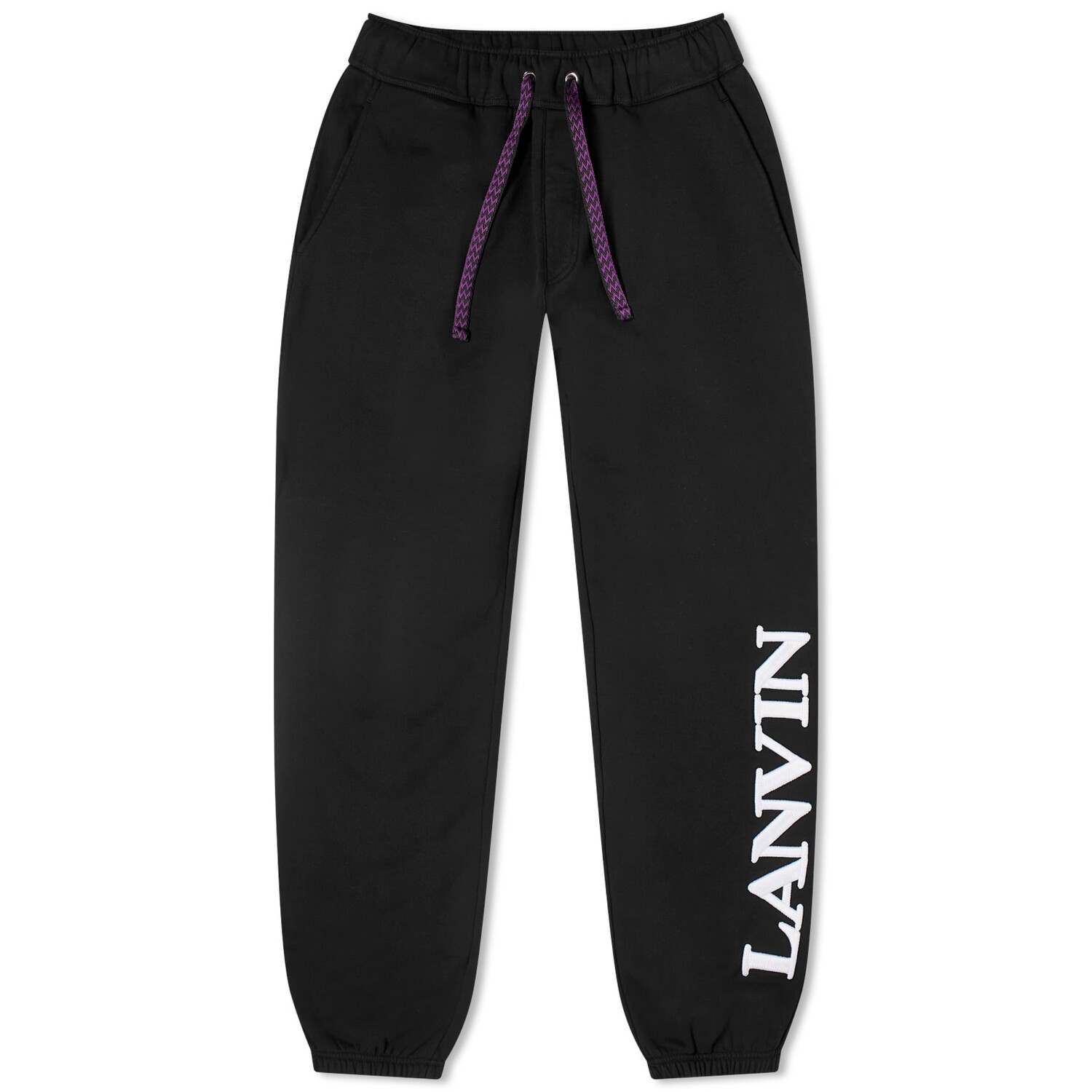 

Спортивные брюки Lanvin X Future Embroidered Logo Sweats, черный