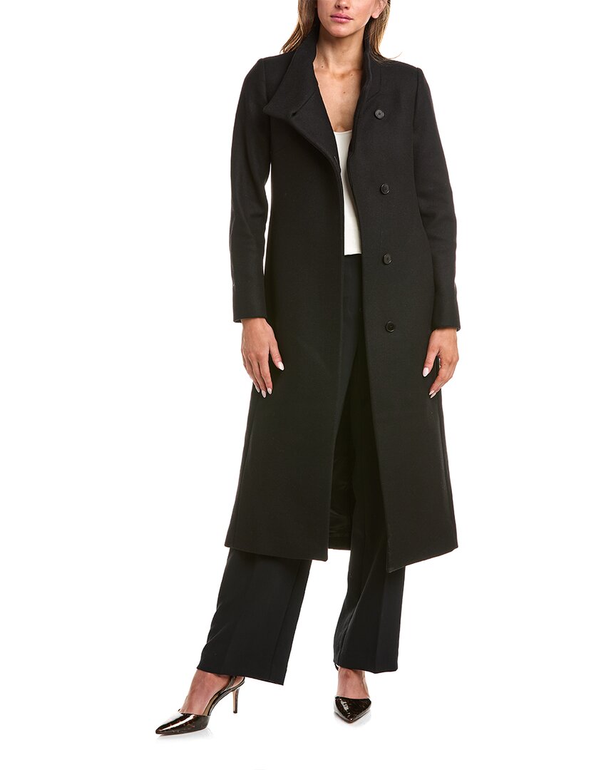 

Reiss Nrd Mischa Шерстяное длинное пальто, черный