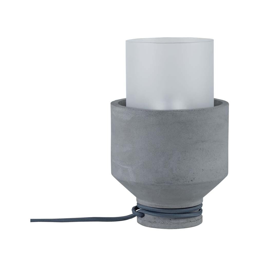 

Paulmann Neordic Helin Настольная лампа из бетона Grey Satin 79619, серый