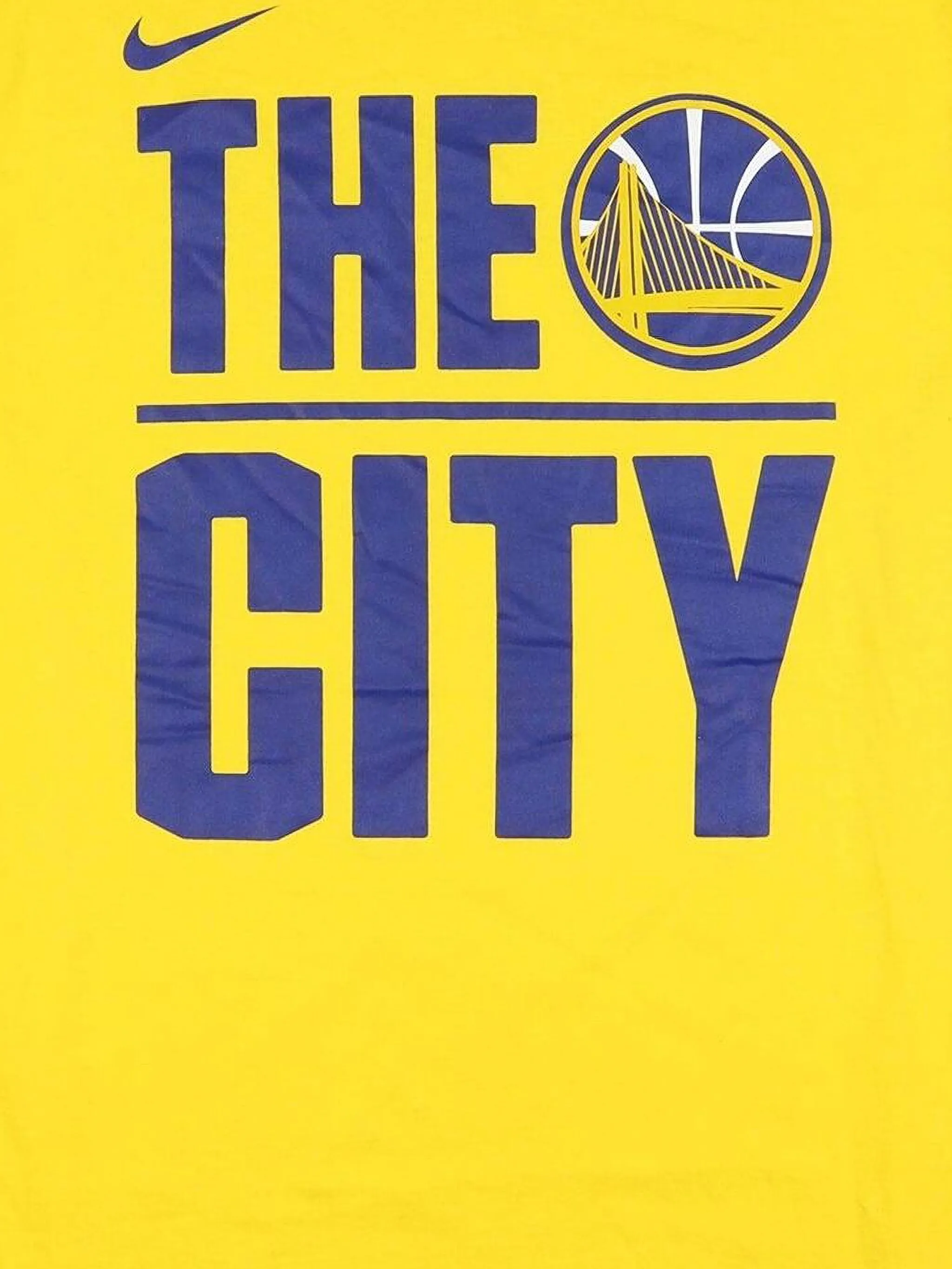 Футболка NBA Golden State Warriors The City Nike, желтый — фото 2