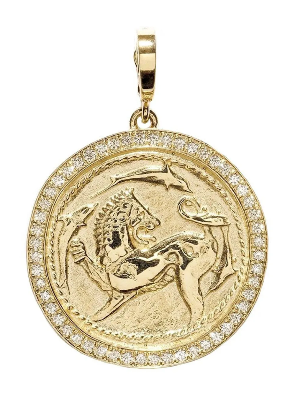 

Большая подвеска Animal Kingdom Coin из желтого золота Azlee, золотой