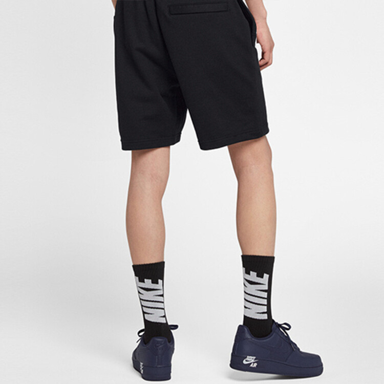 ШОРТЫ ИЗ ФРЕНЧ-ТЕРРИ СПОРТИВНОЙ ОДЕЖДЫ BIG SLOOSH, черные Nike — фото 3