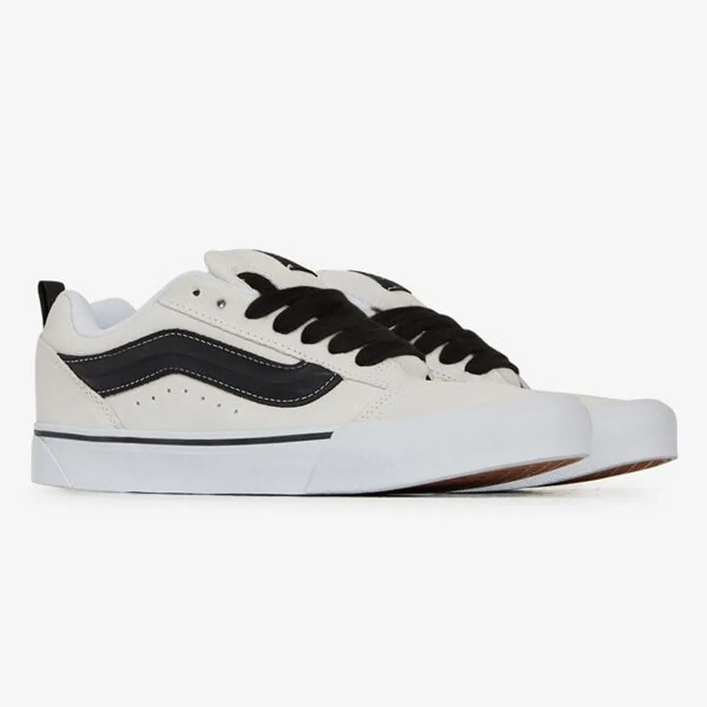 Кроссовки Vans Knu Skool Suede, Black White — фото 2
