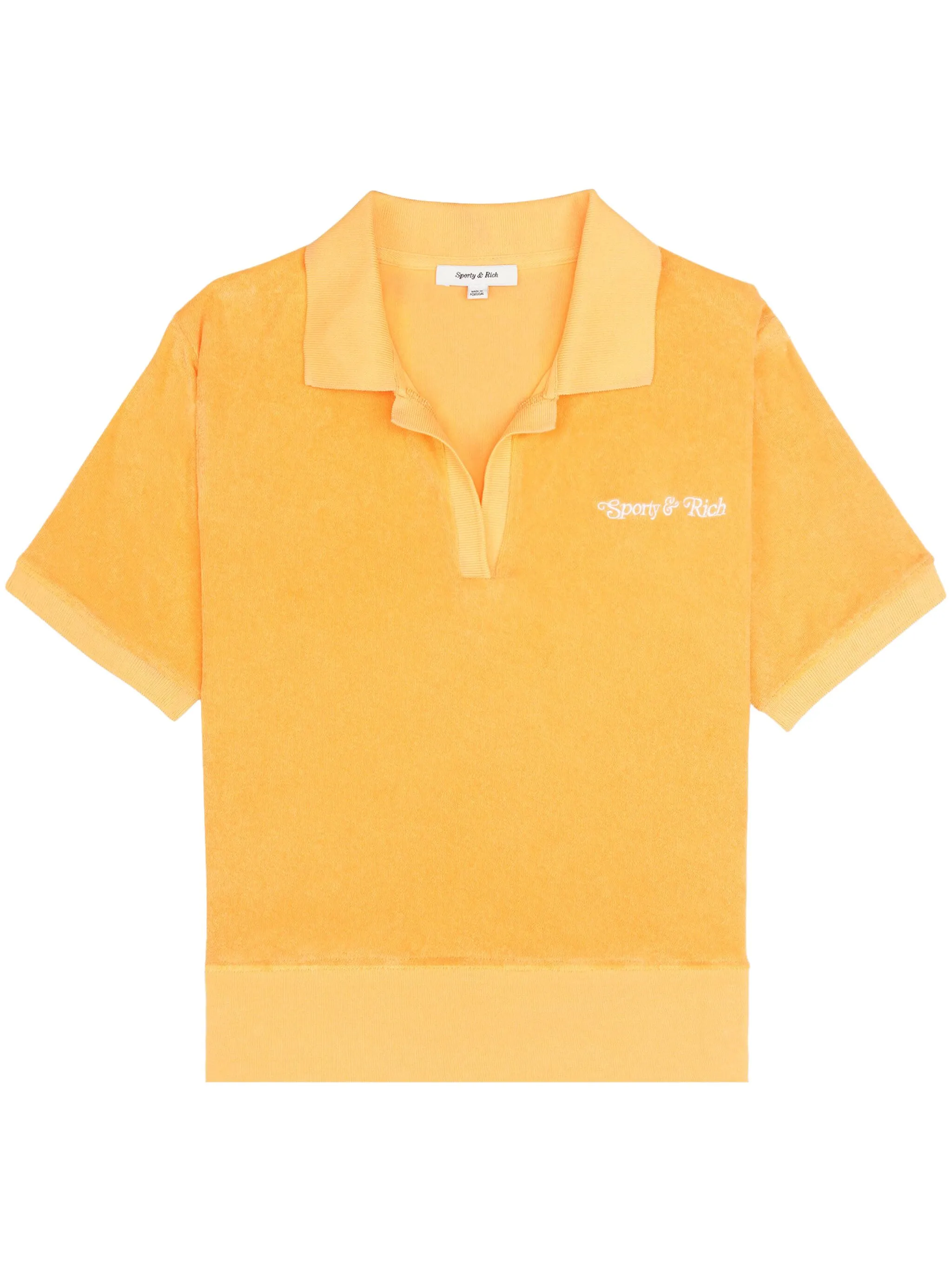 

Махровая рубашка поло NY Tennis Club Sporty & Rich, оранжевый